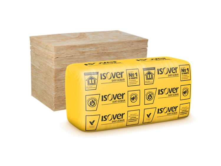Утеплитель Изовер Каркас П34 1170х610х50 мм, 20 шт. уп