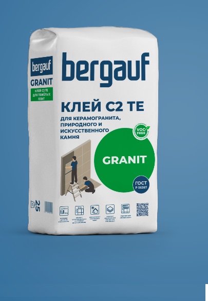 Клей для керамогранита Bergauf Granit, 25кг