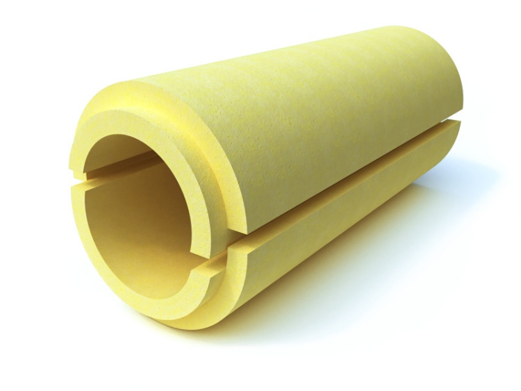 Скорлупа  для теплоизоляции труб ППУ С 1000х325х63 мм