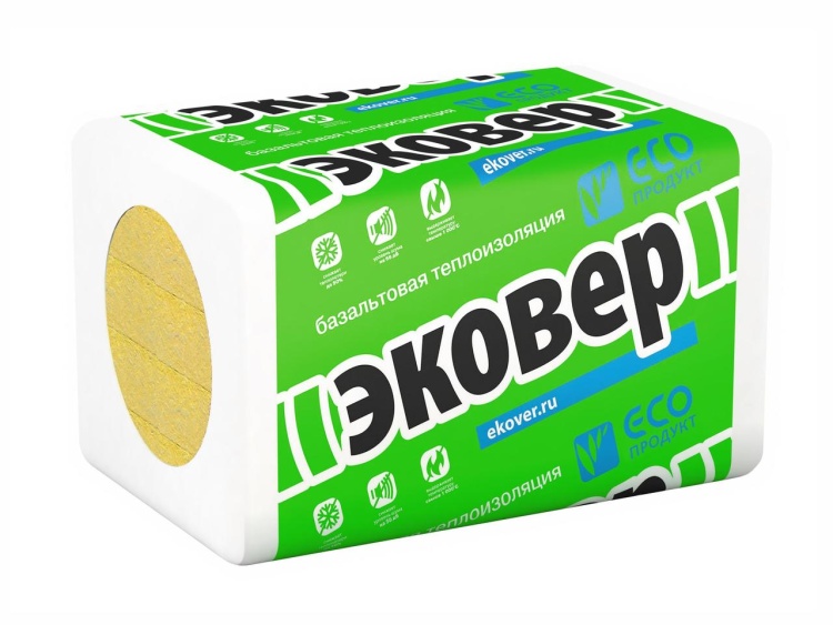 Утеплитель Эковер Лайт 45 1000х600х100 мм, 6 шт. уп