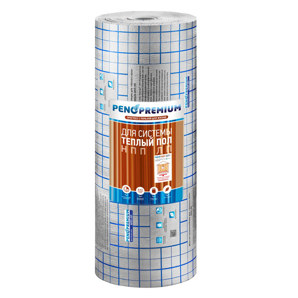 Отражающий изоляция Пенотерм НПП ЛП 1200х12,5х2 мм