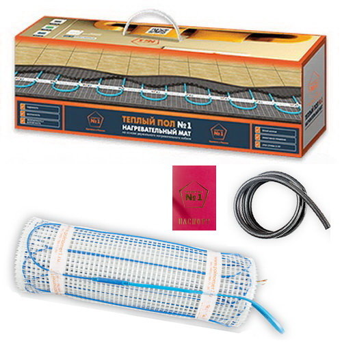Нагревательный мат &quot;Теплый пол №1&quot; ТСП-375-2,5