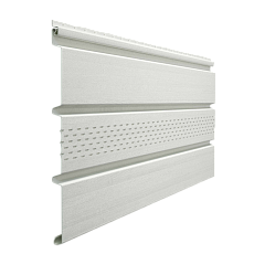 Дёке PREMIUM Софит с центральной перфорацией (Пломбир) 3000 мм